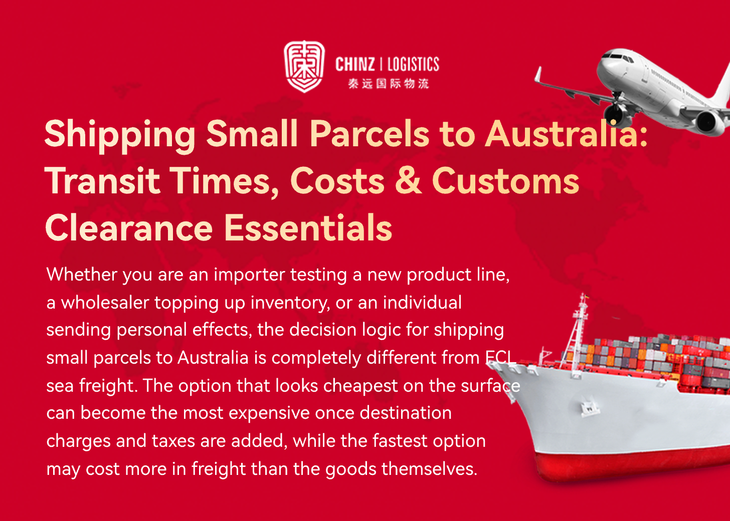 Shipping Small Parcels to Australia: Transit Times, Costs & Customs Clearance Essentials
