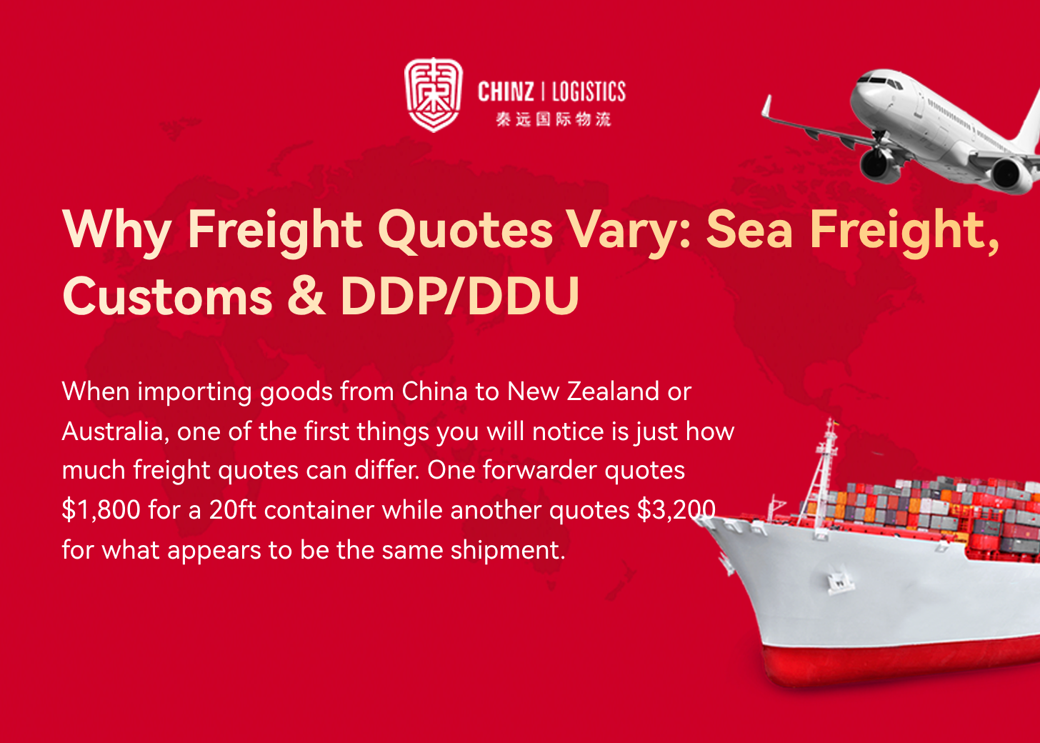 Why Freight Quotes Vary: Sea Freight, Customs & DDP/DDU