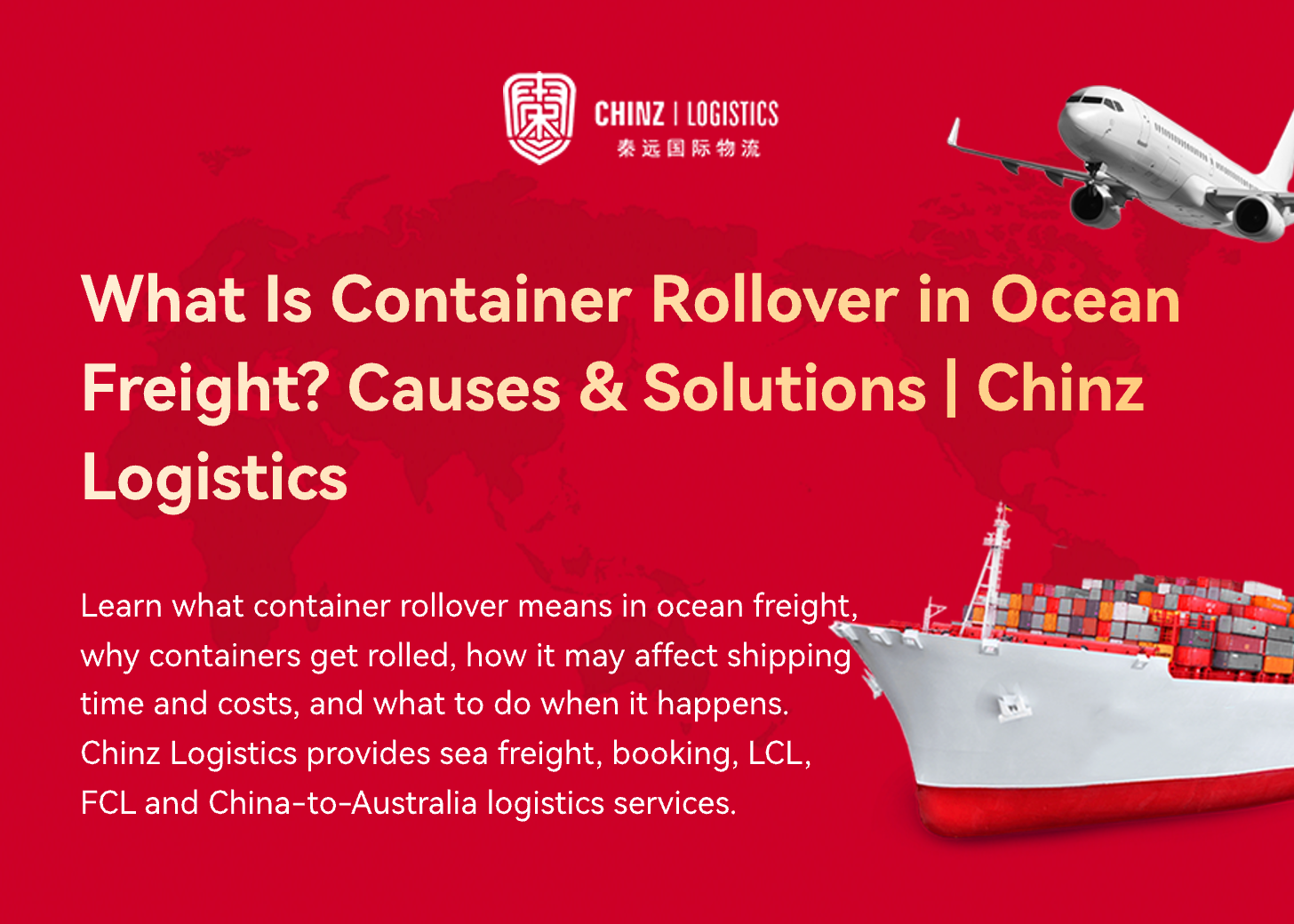What Is Container Rollover in Ocean Freight? Causes & Solutions | Chinz Logistics