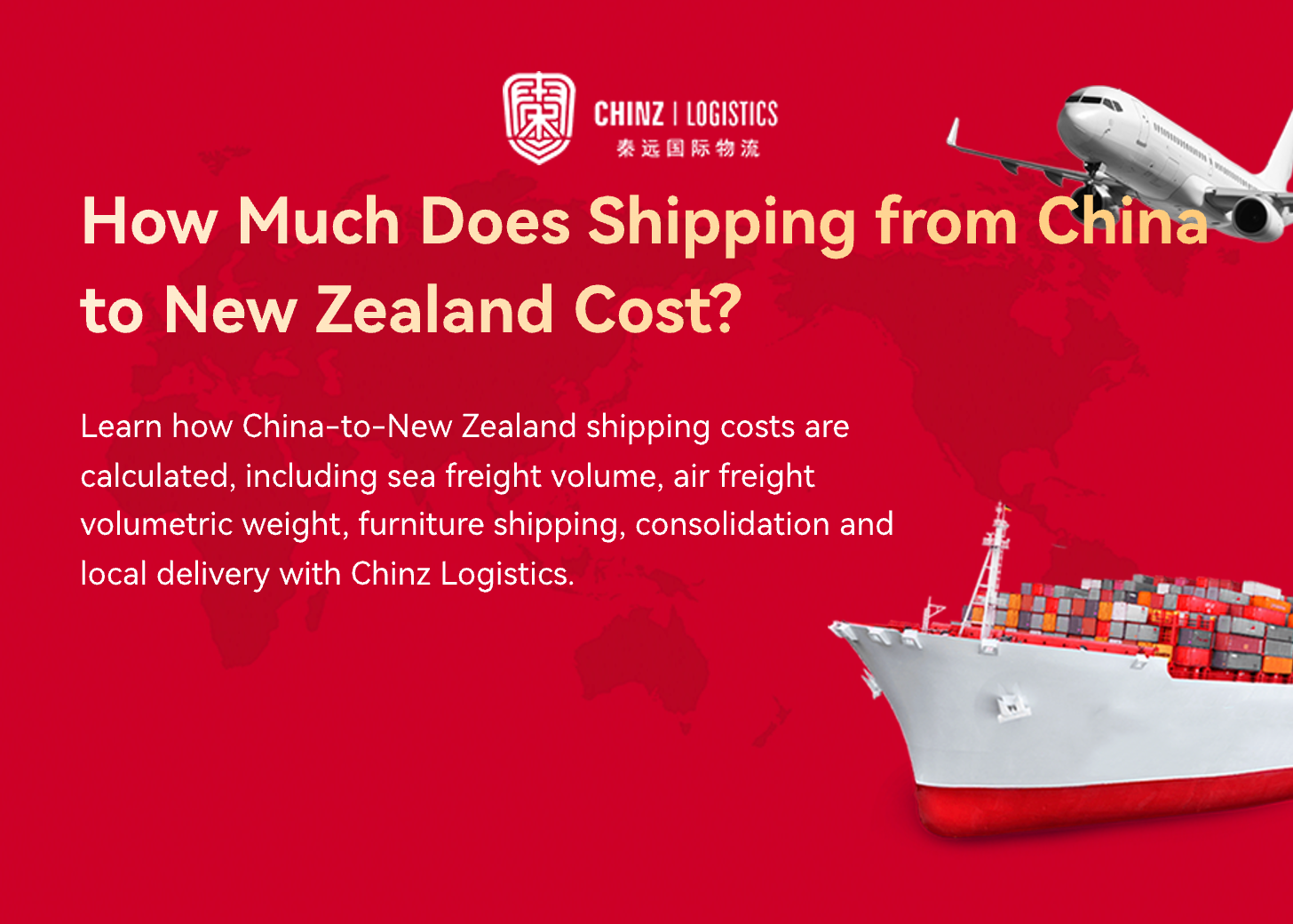 How Much Does Shipping from China to New Zealand Cost?