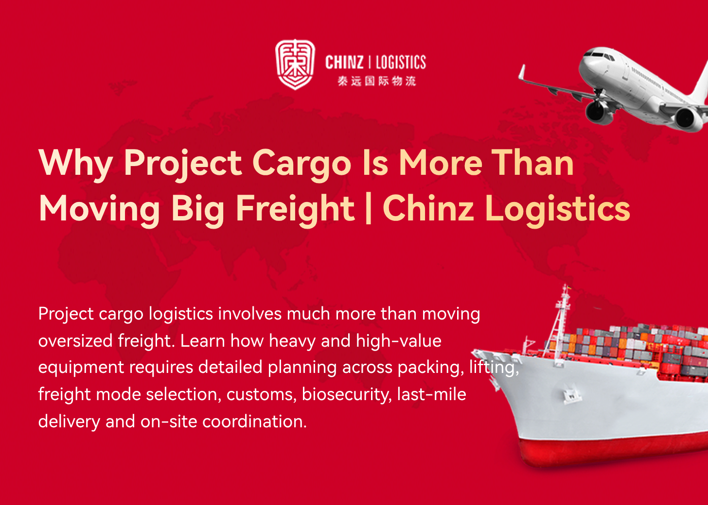 Why Project Cargo Is More Than Moving Big Freight | Chinz Logistics