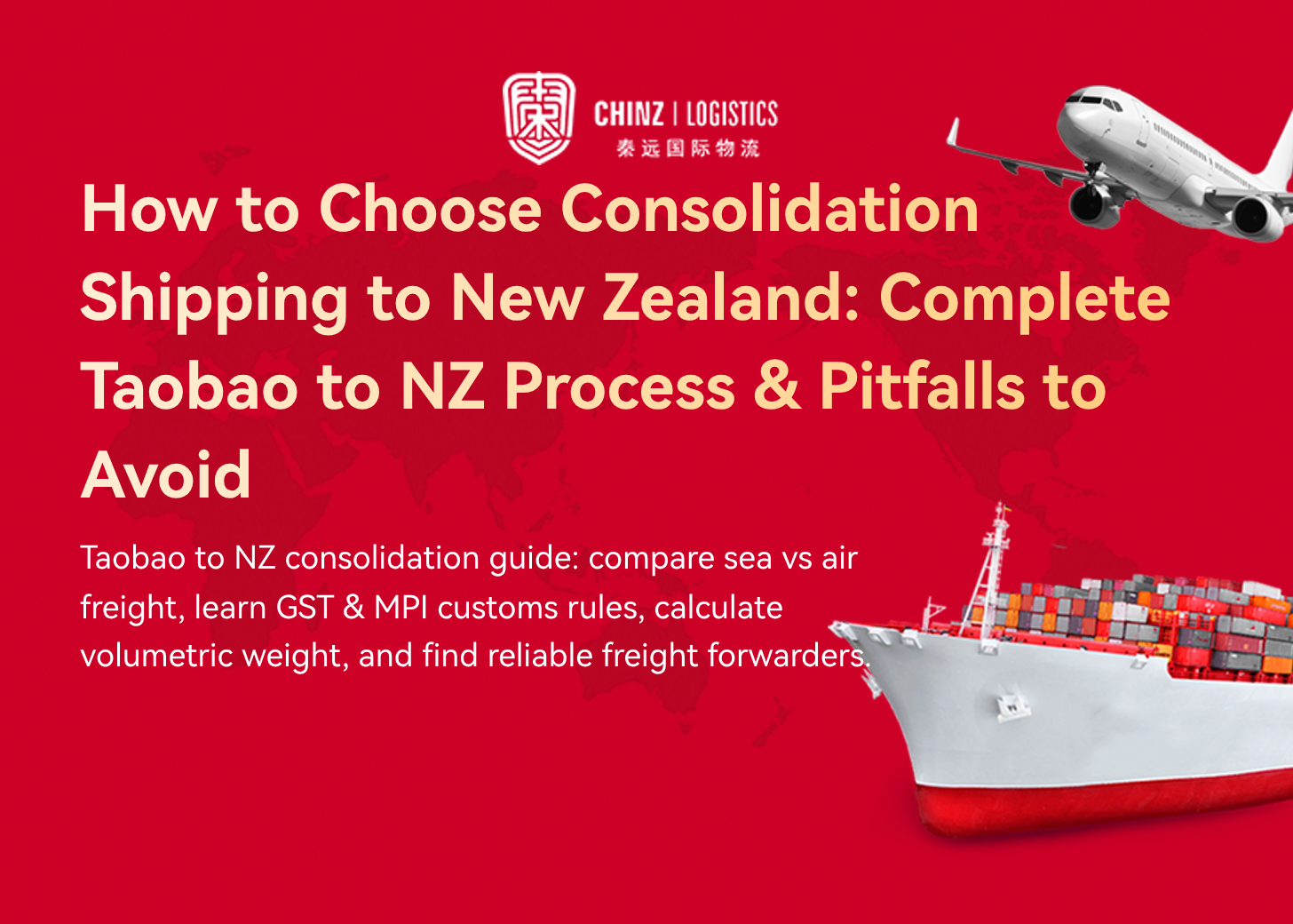 How to Choose Consolidation Shipping to New Zealand: Complete Taobao to NZ Process & Pitfalls to Avoid